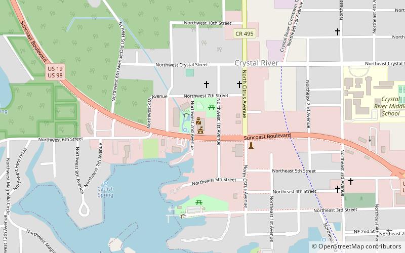 Crystal River Old City Hall location map