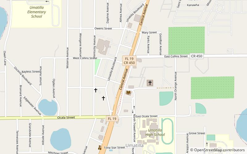 Umatilla location map