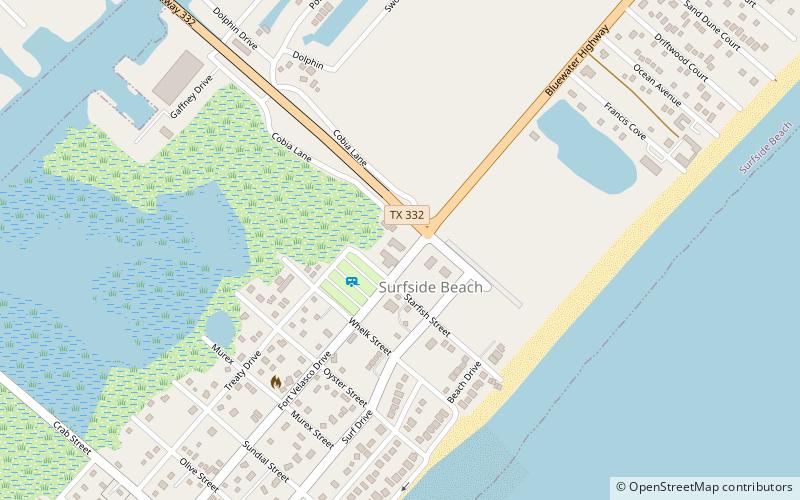 Surfside Beach location map