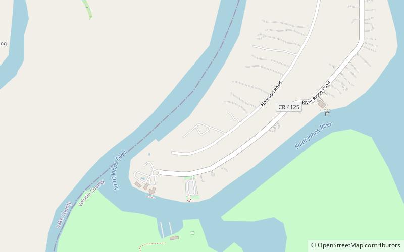 Holly Bluff Marina location map