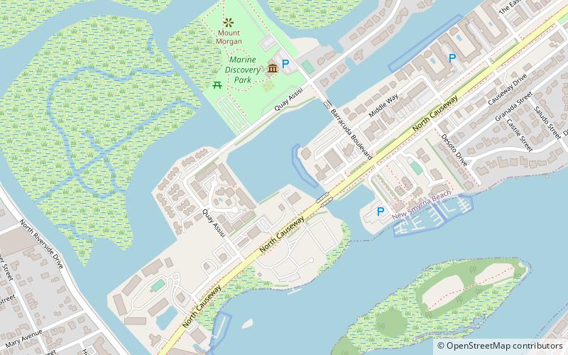 Paddleboard New Smyrna Beach location map