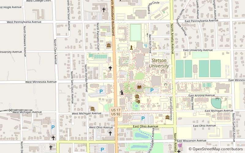 DeLand Hall location map