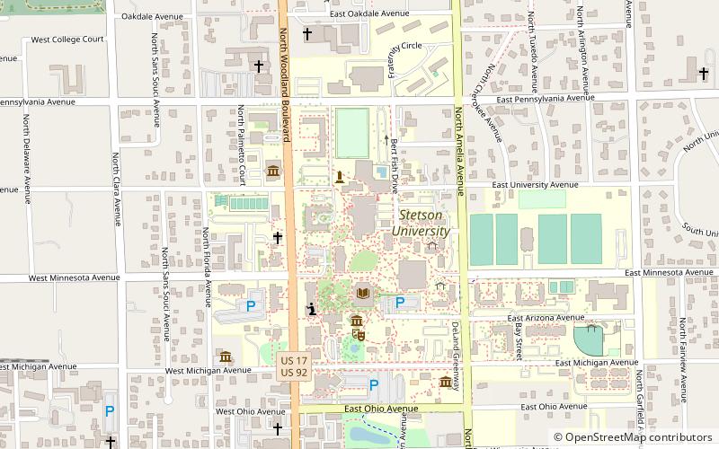 Stetson University location map
