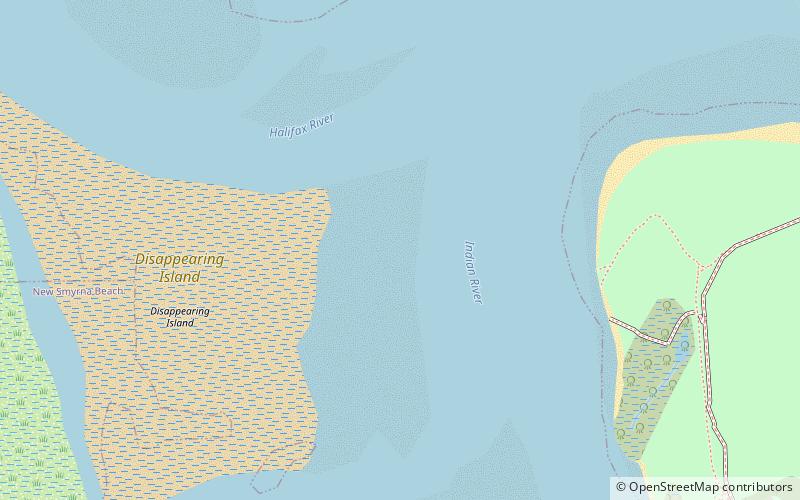 ponce de leon inlet new smyrna beach location map