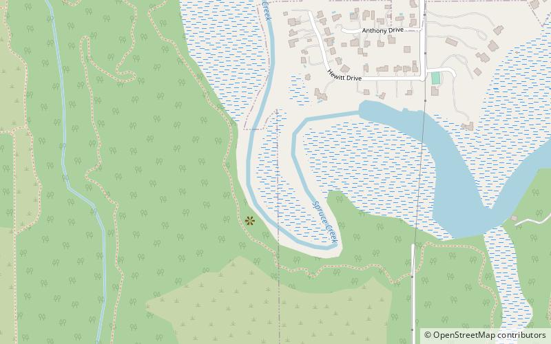 Spruce Creek Mound Complex location map