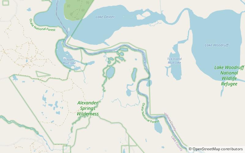 kimball island midden archeological site ocala national forest location map