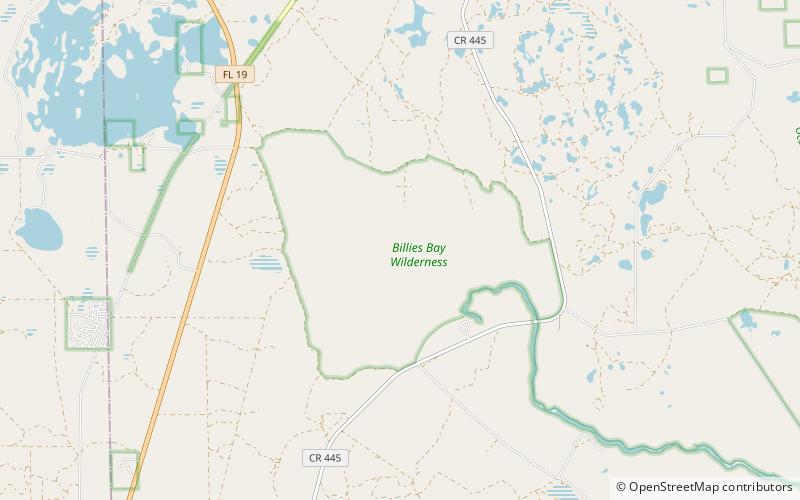Billies Bay Wilderness location map