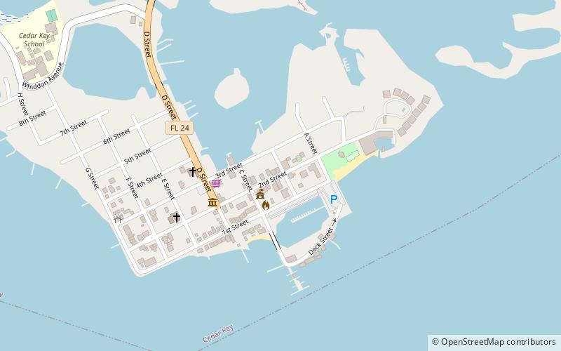 Island Hotel location map