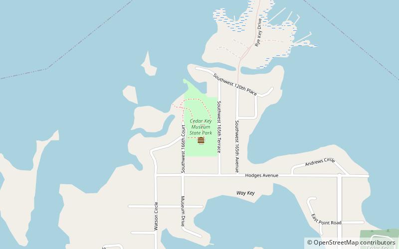 park stanowy cedar key museum location map