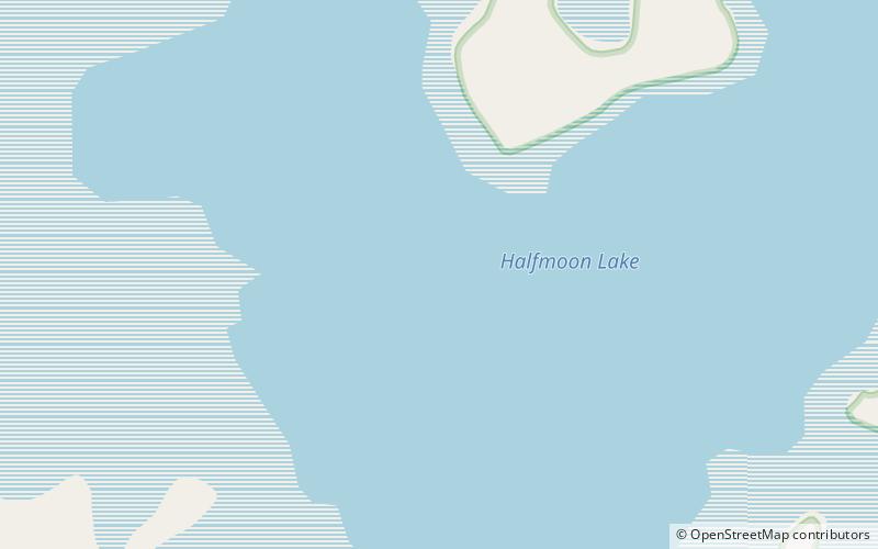 Halfmoon Lake location map