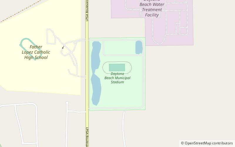 Municipal Stadium location map