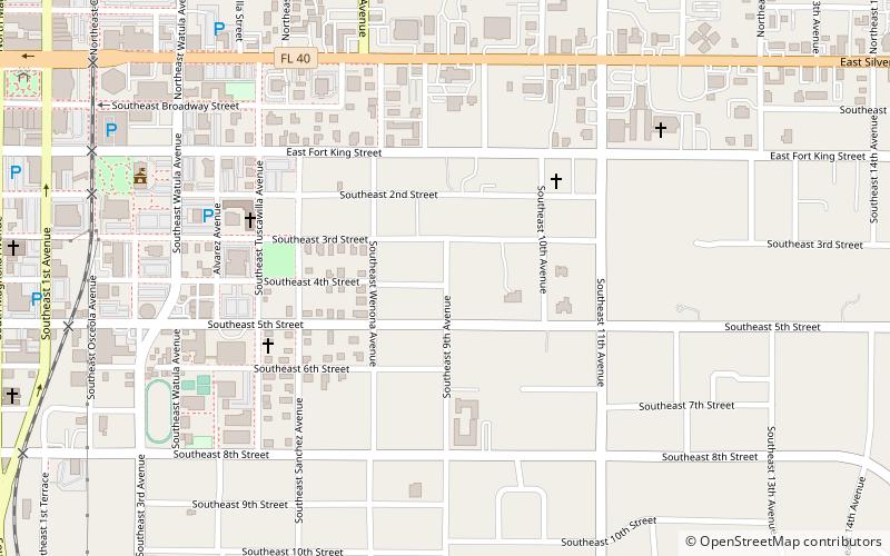 Ocala Historic District location map