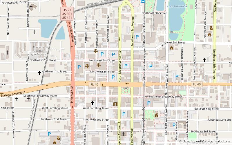 Marion Hotel location map