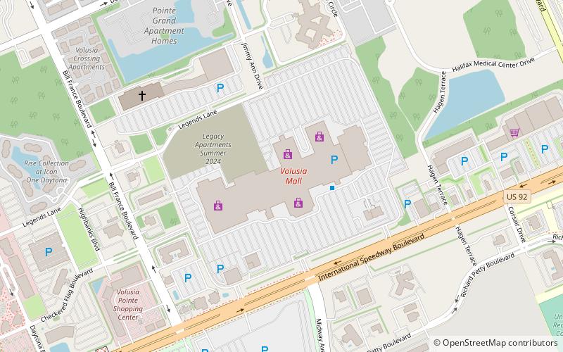 Volusia Mall location map