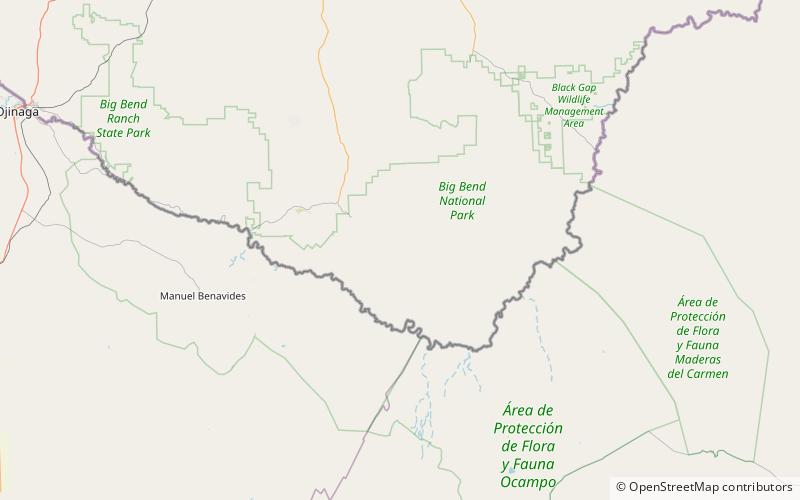 Homer Wilson Ranch location map