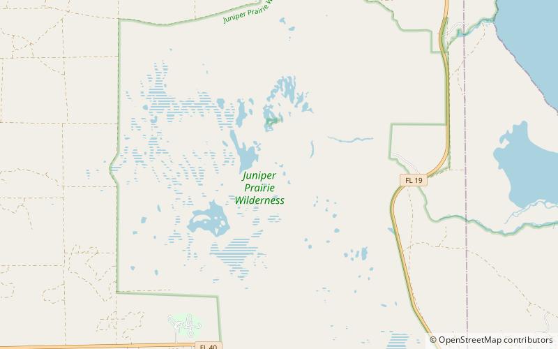 Juniper Prairie Wilderness location map