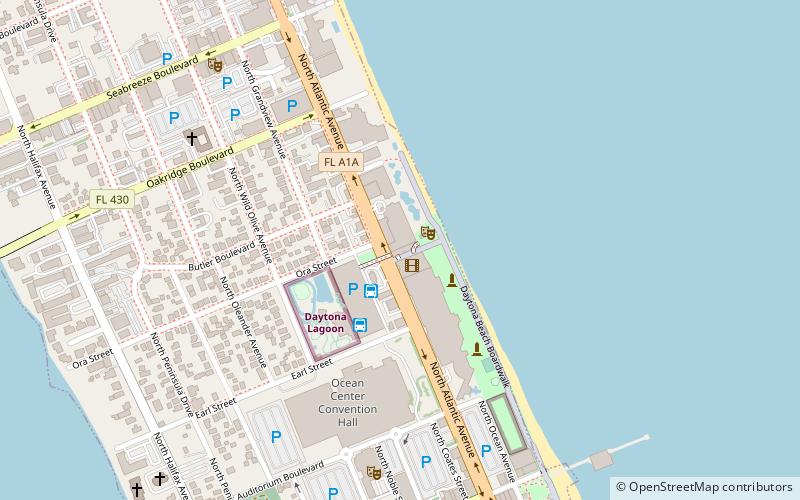 Ocean Walk Shoppes location map