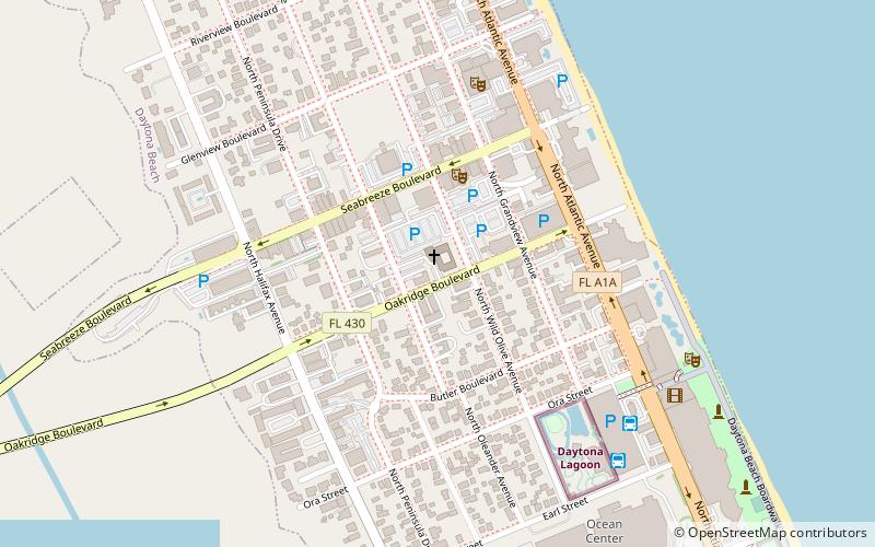 Tourist Church location map