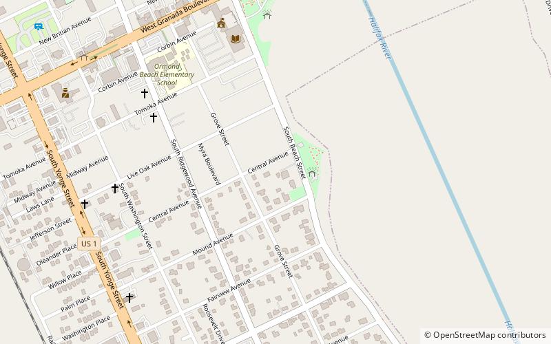 Lippincott Mansion location map