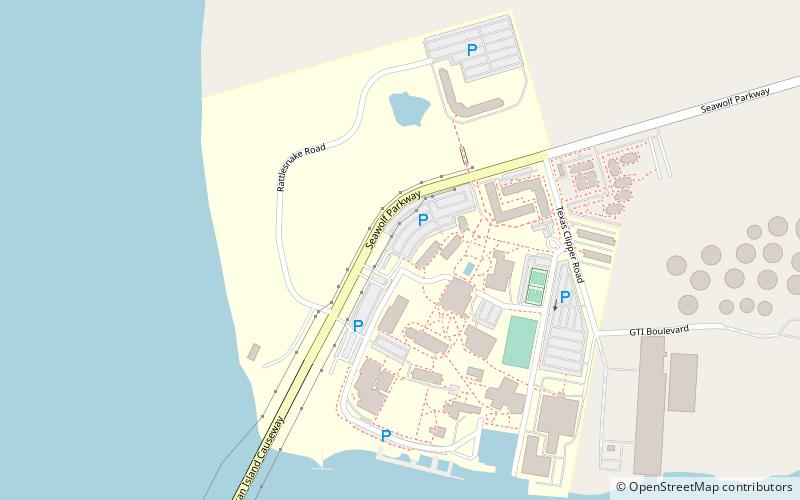 Universidad de Texas A&M en Galveston location map