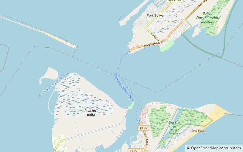 Bolivar Bridge location map