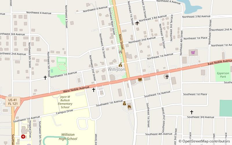 Williston location map