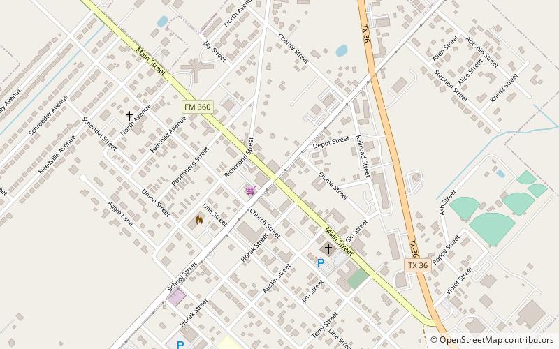 Needville location map