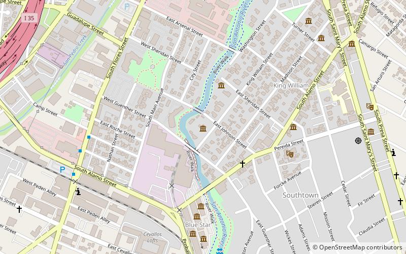 Edward Steves Homestead location map