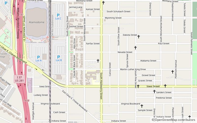 mount zion first baptist church san antonio location map