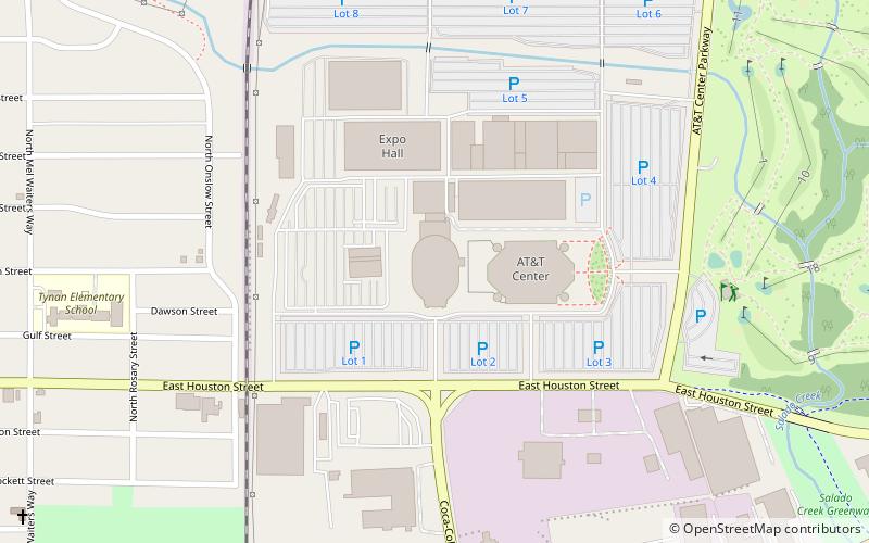 Freeman Coliseum location map