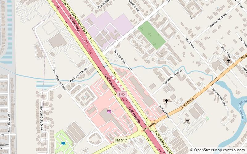 Dickinson location map