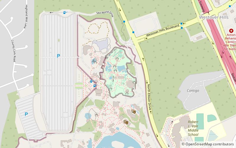 SeaWorld location map