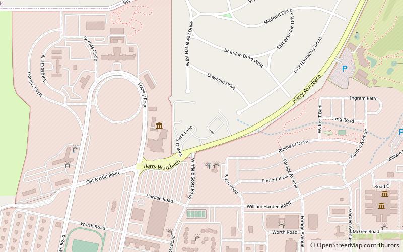 Towers at Park Lane location map