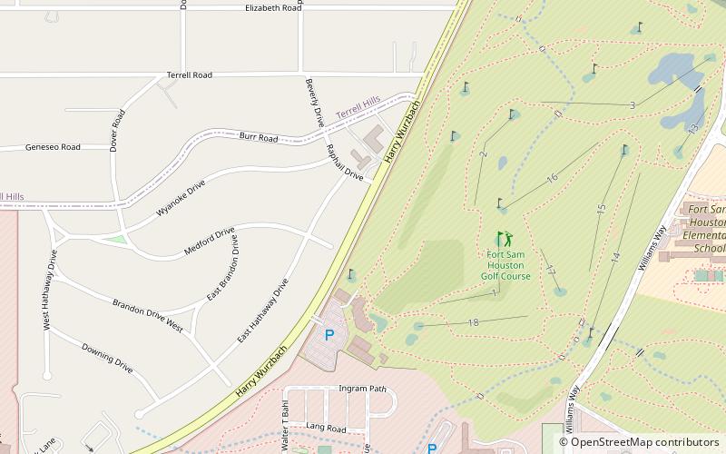 Fort Sam Houston Golf Course location map