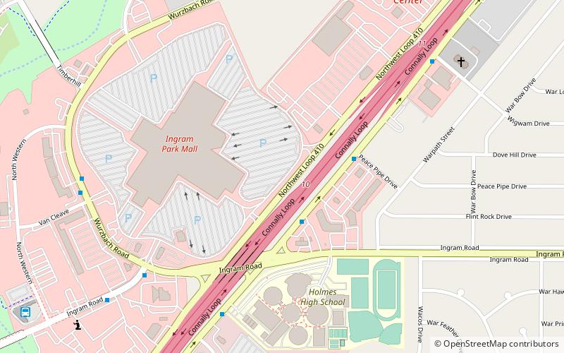Ingram Park Mall location map