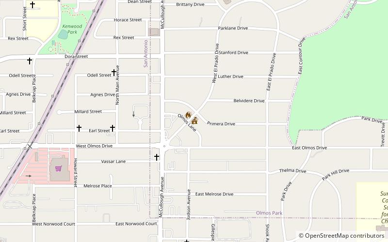 Olmos Park Animal Hospital location map