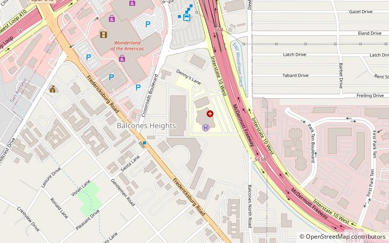 Balcones Heights location map