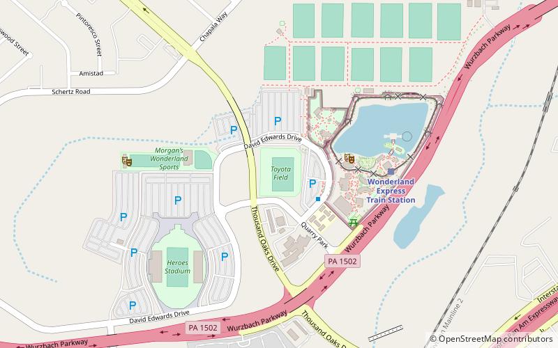 Toyota Field location map