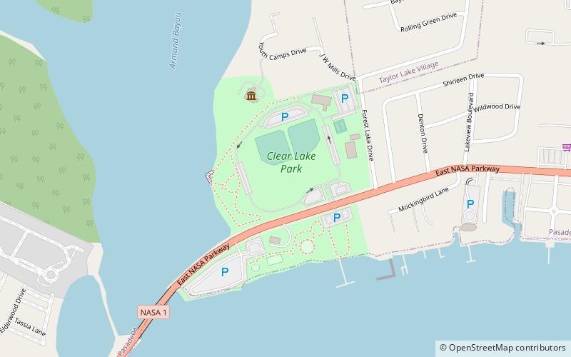 Clear Lake Park location map