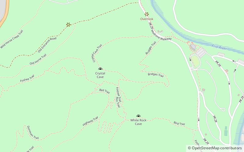 Garner State Park location map