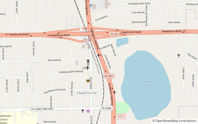 Hawthorne location map