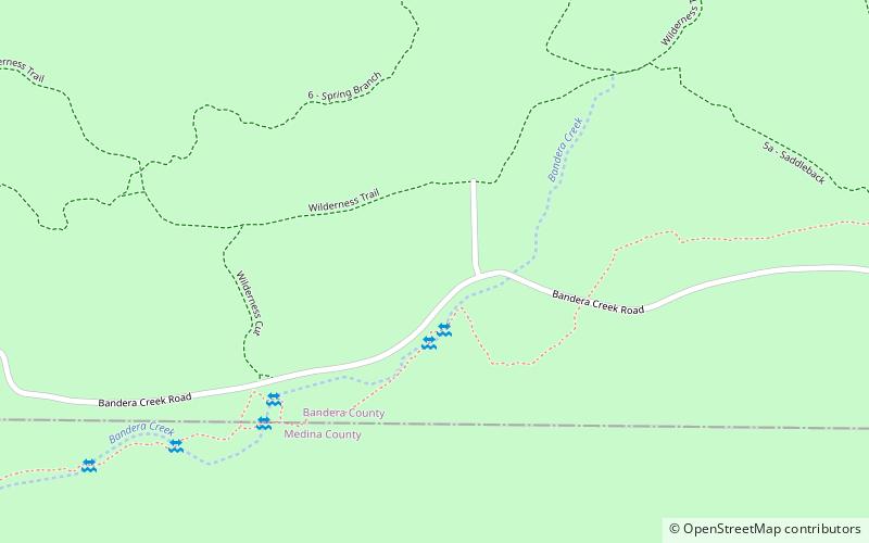 Aire naturelle d'État du Hill Country location map