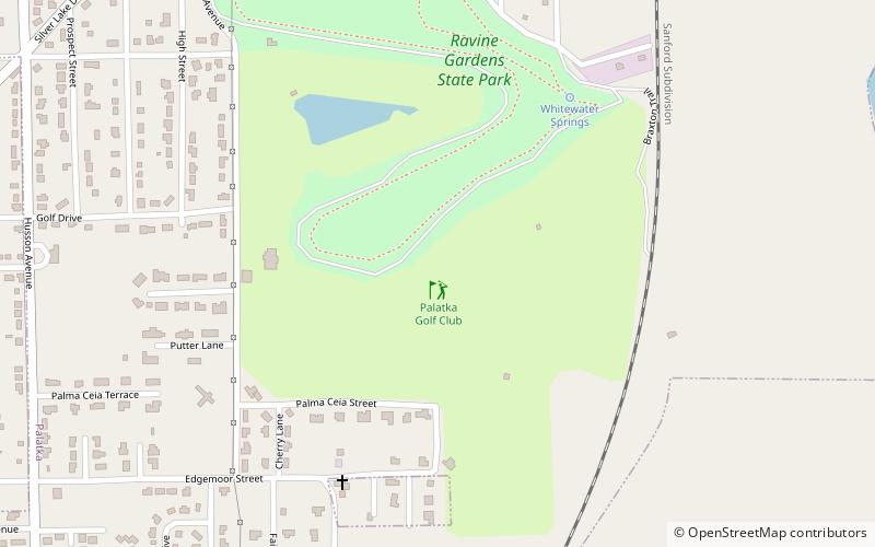 Terrain de golf location map