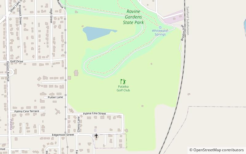 Pole golfowe location map