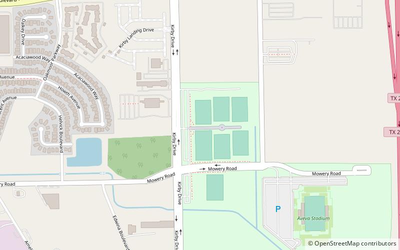 houston sports park location map