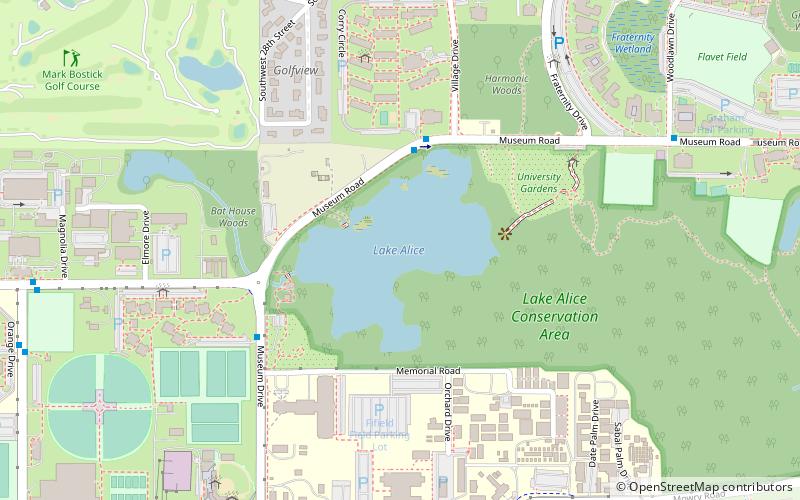 Lake Alice location map