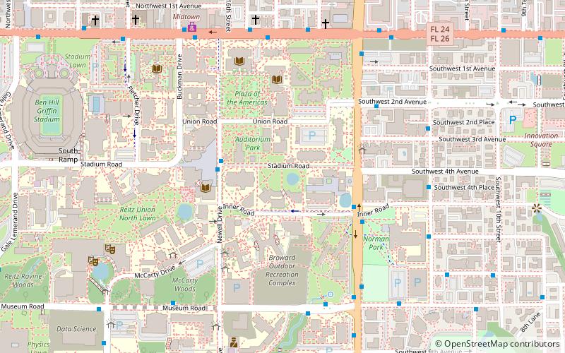 Architecture Lawn location map