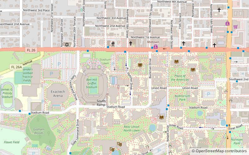 Ustler Hall location map