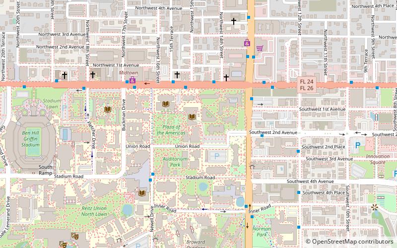 Harold and Mary Jean Hanson Rare Book Collection location map