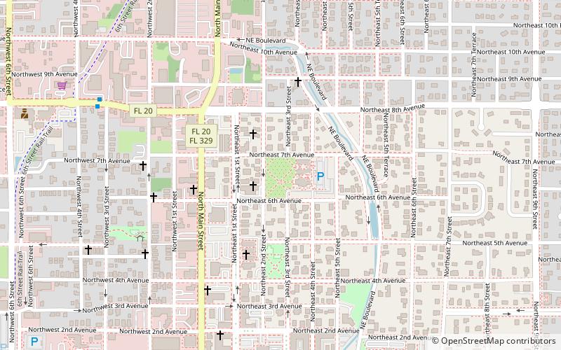 Thomas Center location map